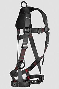 Falltech 8142Lxl Ft-Iron Full Body Harness 3D Standard Non-Belted, Dual Size Large/X-Large, Tb Legs/Qc Chest