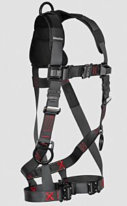 Falltech 8142Qcsm Ft-Iron Full Body Harness 3D Standard Non-Belted, Dual Size Small/Medium, Qc Legs And Chest