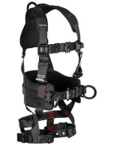 Falltech 8144Xs Ft-Iron Full Body Harness 3D Construction Belted, X-Small, Tb Legs/Qc Chest