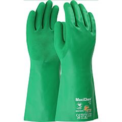 Maxichem® 76-830/Xxl Nitrile Blend Coated Gloves With Nylon / Elastane Liner And Non-Slip Grip On Palm & Fingers – 14", Size 2X-Large
