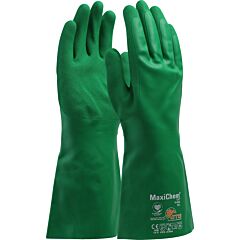 Maxichem® Cut™ 76-833/M Nitrile Blend Coated Gloves With Tritech™ Liner And Non-Slip Grip On Palm & Fingers, 14", Size Medium