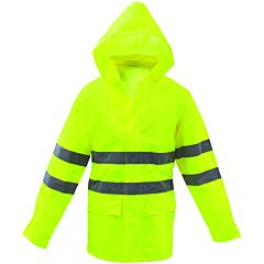 Boss 3Nr50002X Type P Class 3 Waterproof Breathable Rain Jacket, Hi-Vis Yellow, Size 2X-Large
