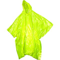 Boss 43 Waterproof Poncho, Pvc 4 Mil (0.10 Mm), Yellow, Yellow, One Size