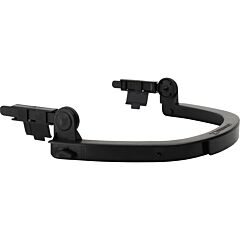 Bouton Optical 251-Epb101 Cap Style Face Shield Bracket, Plastic, Slot Mount, Black