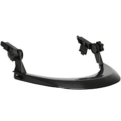Bouton Optical 251-Epb103 Short Brim Style Face Shield Bracket, Plastic, Slot Mount, Black