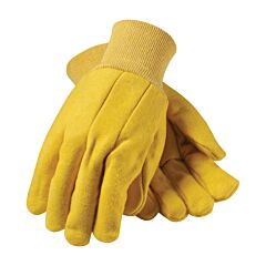 Brahma Gloves Wa7813A/L Regular Grade Yellow Chore, Double Layer Palm, Knit Wrist, Large