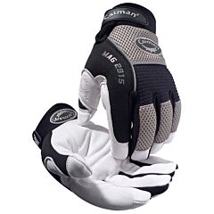 Caiman 2915-6 Multi-Activity Gloves With Goat Grain Padded Leather Palm And Airmesh™ Back, Heatrac Insulation, Gray, Size X-Large