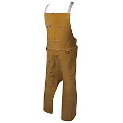 Caiman 3242 Apron, Boarhide, Split Leg Bib Style, 42, Brown