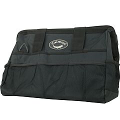 Caiman 66980 Bag, Tool/Gear Bag, Job Site, Gator-Mouth, Caiman, Black, One Size