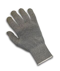 Claw Cover 22-754S Polyester Over Dyneema® Silica Stainless Steel Core Seamless Gloves, Lightweight, Gray, Size Small