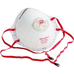 Dynamic 270-Rpd714N95 Deluxe N95 Disposable Respirator With Valve, 10 Pack, White