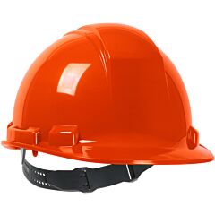 Dynamic 280-Hp241-31 Cap Style Hard Hat With Hdpe Shell, 4-Point Suspension And Pin-Lock Adjustment, Hi-Vis Orange