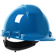 Dynamic 280-Hp241Rv-07 Vented, Cap Style Hard Hat With Hdpe Shell, 4-Point Suspension And Wheel Ratchet Adjustment, Sky Blue