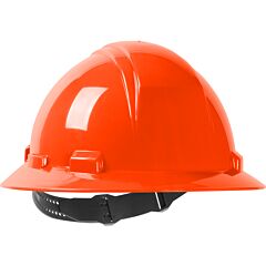 Dynamic 280-Hp641-03 Full Brim Hard Hat With Hdpe Shell, 4-Point Suspension And Pin-Lock Adjustment, Orange