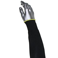 Kut Gard S10Atafr/5Bk-Es6-22 Single-Ply Ata® Modacrylic Blended Sleeve, Black, Size 22