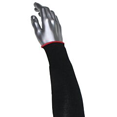 Kut Gard S10Atafr/5Bk-Nw-Es6-18 Single-Ply Ata® Modacrylic Blended Sleeve, Narrow Width, Black, Size 18
