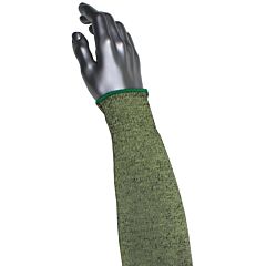 Kut Gard S10Atafr/5Ha-Ew-Es6-22 Single-Ply Ata® Hide-Away™ Fr Modacrylic Blended Sleeve, Wide Width, Green, Size 22