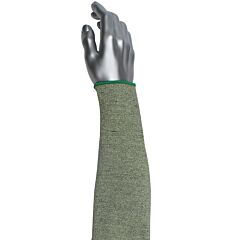 Kut Gard S13Atafr/2Ha-Ew-Es6-18 Single-Ply Ata® Hide-Away™ Fr Blended Sleeve, Wide Width, Green, Size 18"