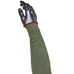 Kut Gard S13Atafr/4Ha-Nw-Es6-18 Single-Ply Ata® Hide-Away™ Fr Blended Sleeve, Narrow Width, Green, Size 18