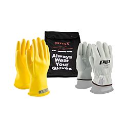 Novax 170-Sk-00/8-Kit Class 00 Electrical Safety Kit, Yellow, Size 8
