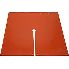 Novax 188-4-Blanket Class 4 Slotted Rubber Insulating Blanket, Orange, One-Size