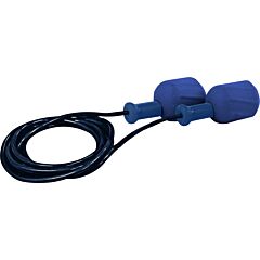 Pip 267-Hpf610D Metal Detectable Polyurethane Foam Corded Ear Plugs, 30 Nrr, Blue