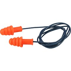 Pip 267-Hpr400D Metal Detectable Reusable Tpr Corded Ear Plugs, Nrr 27, Orange