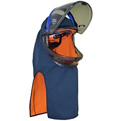 Pip 9150-53850 40 Cal/Cm2 Lift Front Arc Flash Hood, Navy