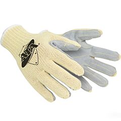 Pip Mata30-Bh-Xxl Seamless Knit Ata® Technology Blended Gloves With Split Cowhide Leather Palm, Knit Wrist, Yellow, Size 2X-Large