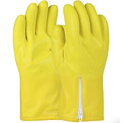 Qrp 102Xl Cold Handling Polyurethane Gloves With Thermal Cotton Lining, 11", Yellow, Size X-Large