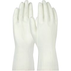 Qrp 20Gm Polyurethane Solvent Gloves, 8 Mil, Clear, Size Medium