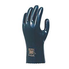 Qrp 3000/Xl Polyurethane Electrostatic Dissipative (Esd) Solvent Gloves With Cotton Lining, 10.25", Black, Size X-Large
