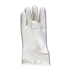 Qrp 70Gxl Heat & Cold Resistant Gloves With Silicon Rubber Outer Shell And Nylon Lining, 12", White, Size X-Large