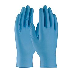 Qrp 8Bqf09L Disposable Nitrile Gloves, Powder Free With Textured Grip, 8 Mil, Blue, Size Large