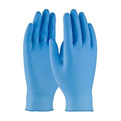 Qrp Bqy09Xl Disposable Nitrile Gloves, Powder Free With Textured Grip, 4 Mil, Blue, Size X-Large