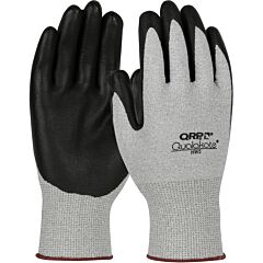 Qrp Hwsxl Seamless Knit Nylon/Carbon Fiber With Nitrile Foam Grip, Gray, Size X-Large