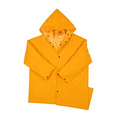 West Chester 4148/M 48" Pvc Raincoat, 0.35 Mm, Yellow, Size Medium