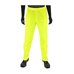 West Chester 4540P/4Xl Hi-Vis Stretch Rain Pants, Hi-Vis Yellow, Size 4X-Large