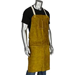 West Chester 7010/42 Ironcat® Split Leather Welding Apron, Gold, Size 42