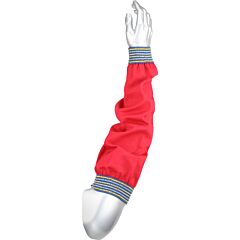 West Chester 7042R/18 Fr Treated 100% Cotton Sleeve With Blue/Gold Elastic Ends -18", Red, Size 18