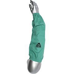 West Chester 7071/18 Fr Treated 100% Cotton Sateen Sleeves With 3/4" Elastic Ends, Green, Size 18"