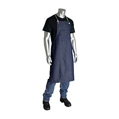 West Chester A2836D3Bt Denim Apron, One Pocket, Blue
