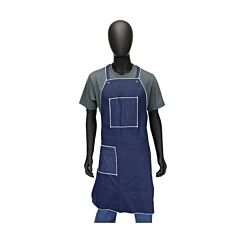 West Chester A2836D4Bdt Denim Apron, Two Pockets, Blue
