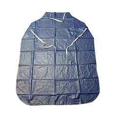 West Chester Upb-55 Blue Vinyl Apron, 8 Mil, Blue, Size 35" X 55