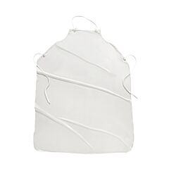 West Chester Uuw-45 White Vinyl Apron, 6 Mil, White, Size 35" X 45