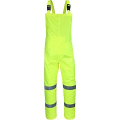 West Chester Ww4033P/M Ansi Class E Waterproof Bib, Hi-Vis Yellow, Size Medium