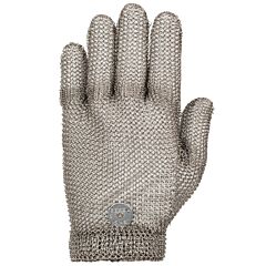 Us Mesh Usm-1147-S Stainless Steel Mesh Gloves With Spring Closure, Wrist Length, Silver, Size Small
