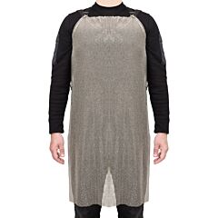 Us Mesh Usm-2107 Stainless Steel Mesh Apron With 3-Piece Elastic Strap, Silver, Size 20" X 34"