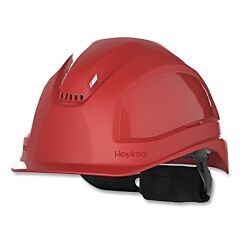 Hexarmor 16-13008 Xp250E Non-Vented Short Brim Hat Hdpe Red