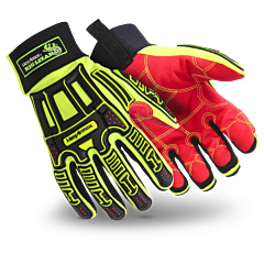 Hexarmor 2021X-Xxxl Rig Lizard Impact Gloves Polyester 3/C, Size 3X-Large